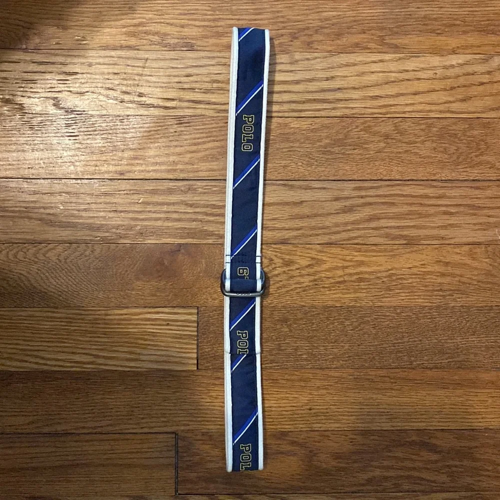 Worn ONCE! Polo by Ralph Lauren Boys Adjustable Belt, Size 14.